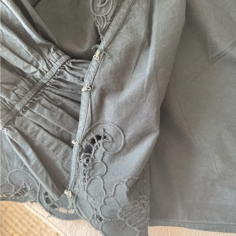 Free People Top - (Maisie Cutwork Top) - Picture 4 of 6